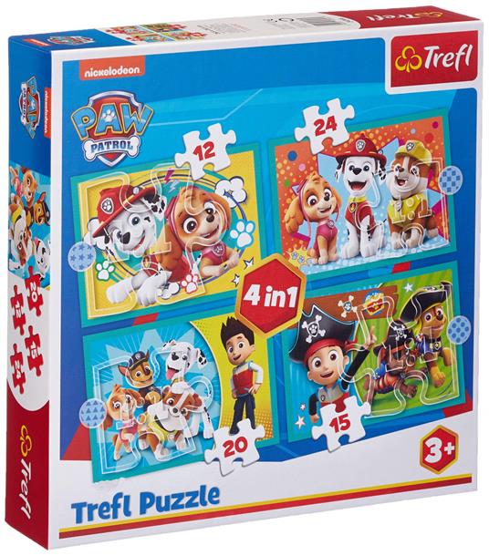 Puzzles - 4in1 - Happy Paw Patrol team / Viacom PAW Patrol - Trefl - Giochi  e giocattoli - Giocattoli | IBS