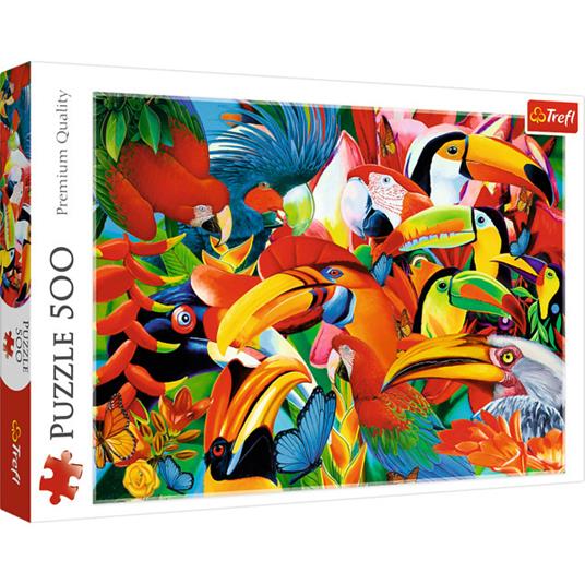 Puzzle da 500 Pezzi - Colourful birds