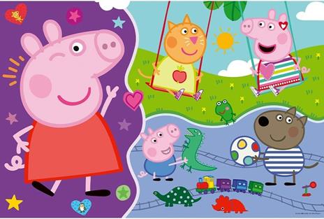 Puzzle - "15 GIANT" - Meet Happy Peppa Pig / Peppa Pig - 6