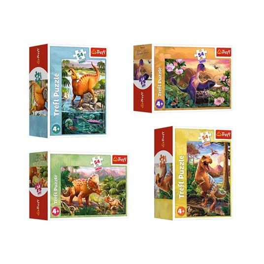 Puzzles - 54 Mini - Amazing dinosaurs - Trefl - Puzzle per bambini -  Giocattoli | IBS