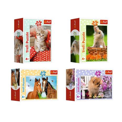 Puzzles - 54 mini - Lovely animals - 2