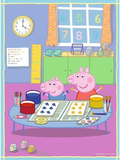 2 Puzzle in 1 + Memos. Peppa Pig: La Giornata di Peppa - 4