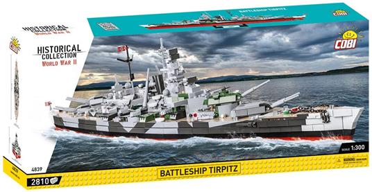 Cobi: World War II - Warships Tirpitz 2880 Pcs