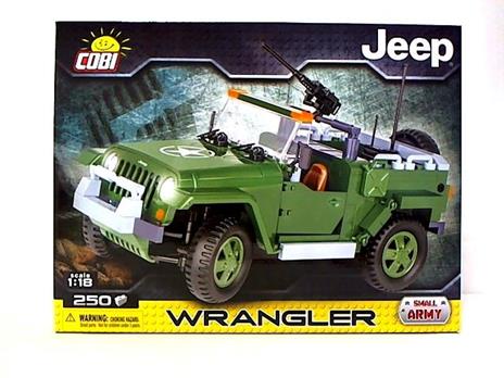 Costruzioni Cobi Small Army Jeep Wrangler Militare 250 Pz - 2