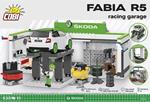 Cobi Cars 535 Pcs Skoda/24580/Fabia R5 Racing Garage