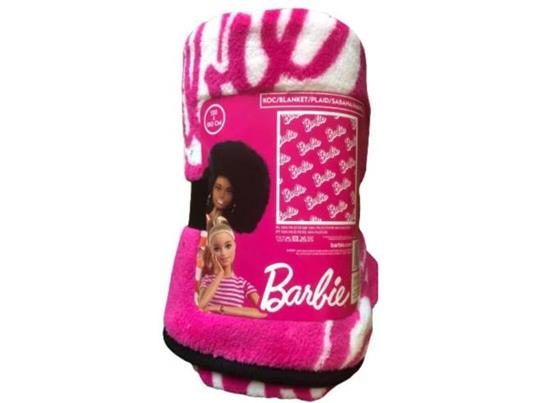 Barbie coral blanket Mattel