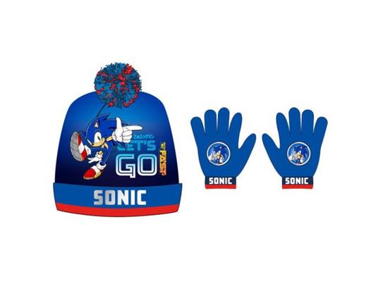 Sonic The Hedgehog Cappello E Guanti Set Sega