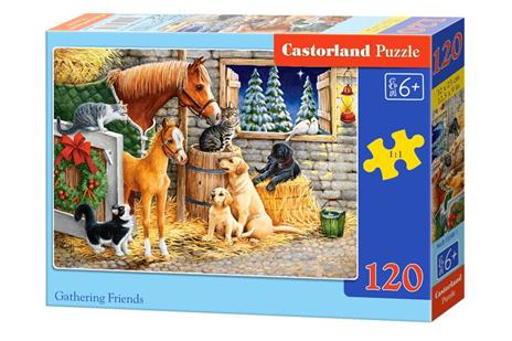 Castorland Gathering Friends 120 pcs Puzzle 120 pz