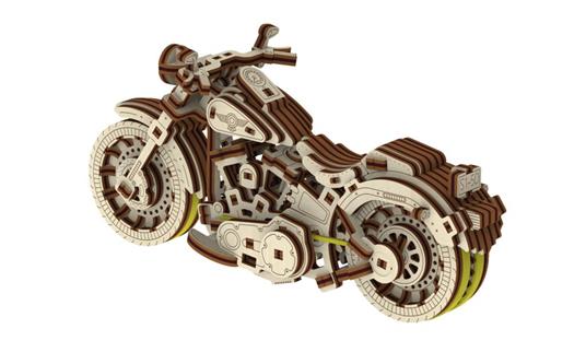 WOODEN.CITY Cruiser V-Twin puzzle 3D