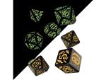 Halloween Dice Set Pumpkin Jack O''Lantern (7) Q Workshop