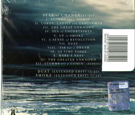 Seas of Change (Digipack) - CD Audio di Galahad - 2