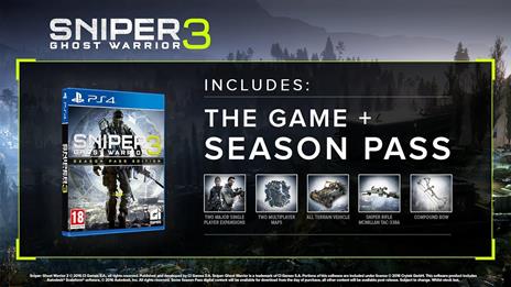 Sniper: Ghost Warrior 3 Season Pass Edition - PS4 - 2