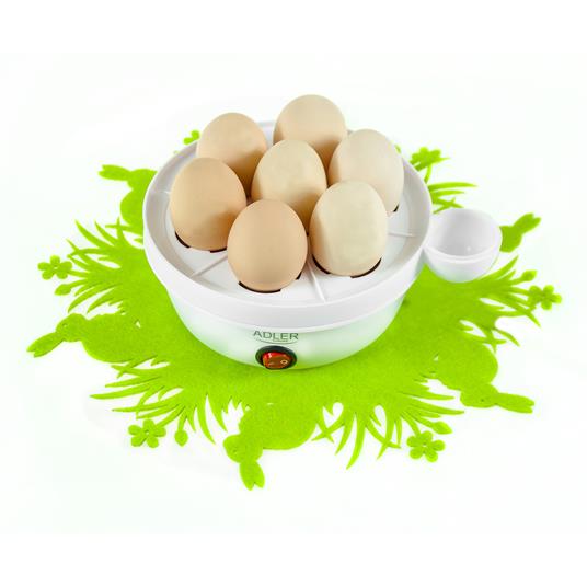 Adler AD4459 Pentolino per uova 7 uovo/uova 450 W Bianco - 2