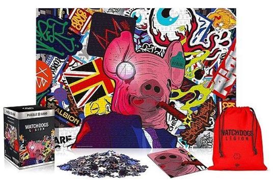 Watch Dogs Legion: Pig Mask - 1000 Pz - Puzzle