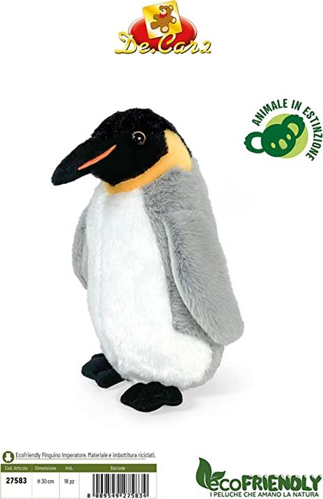 Pinguino Peluche Grande 30 cm Piccolo 30 cm Pinguino Peluche Imperatore Regali Per Bambini e Adulti 30 cm - 2