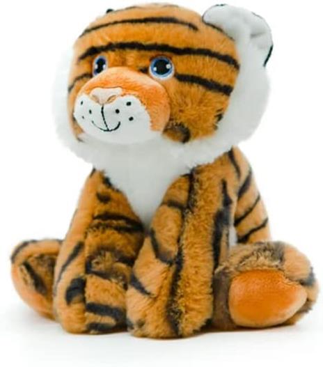 Peluche Giocattolo Morbido e Coccoloso per Bambini Collezione Animali Safari e Animali Marini Peluche, Perfetto per i Bambini Ecofriendly (Tigre Peluche)