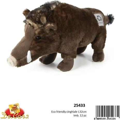 Peluche cinghiale Grande di 32 Cm Bambini giocattolo Gigante Unicorno compleanno Regalo animali Figure della giocattoli Grande Morbido modello - 2