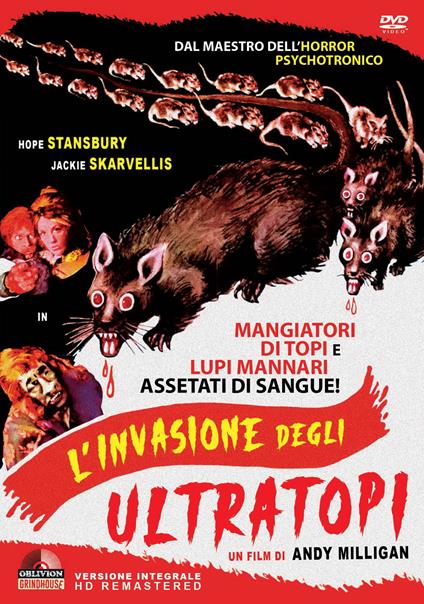 L' Invasione degli ultratopi di Andy Milligan - DVD