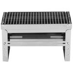 Barbecue Pieghevole Portatile in Acciaio INOX, 3,9 kg 44x27x25 cm