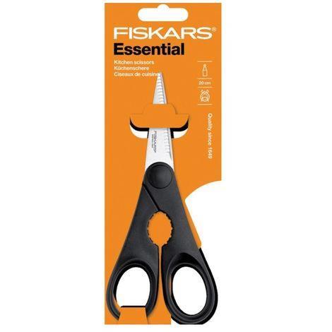 Fiskars 1023820 forbici da cucina 20 cm Nero, Acciaio inossidabile  Universale - Fiskars - Idee regalo | IBS