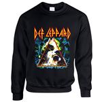 Felpa Unisex Tg. M Def Leppard: Hysteria