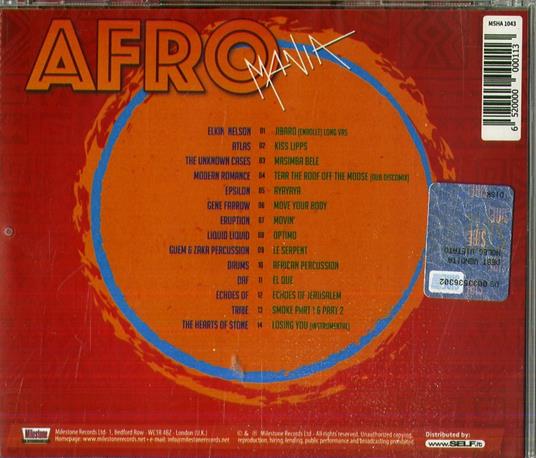 The Original Masters. Afro Mania vol.5 - CD Audio - 2