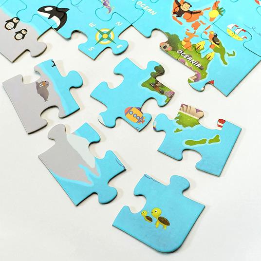 Puzzle mappamondo - Classic World - Puzzle per bambini - Giocattoli