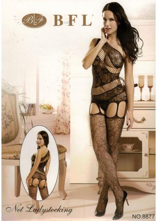 Completino Sexy Con Reggicalze Lingerie Intimo Donna Hot Nero Taglia Unica  8877 - TrAdE Shop Traesio - Idee regalo | IBS