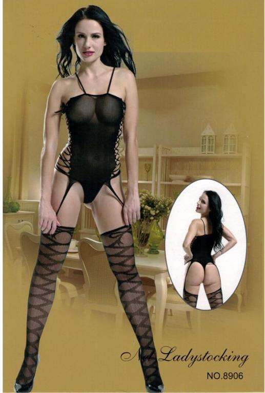 Abito Sexy Body Con Reggicalze Lingerie Intimo Donna Hot Nero Taglia Unica  8906 - TrAdE Shop Traesio - Idee regalo | IBS