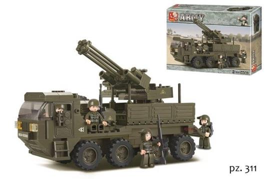 Land Forces. Trasporto Cannone Antiaerea (306Pcs). Sluban (M38-B0302)