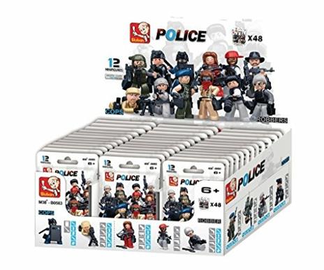 Minifigure Polizia e Ladri. Sluban (M38-B0583)