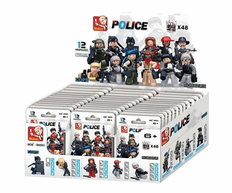 Minifigure Polizia e Ladri. Sluban (M38-B0583) - 2