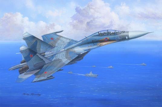 Su-27Ub Flanker C Fighter 1:48 Plastic Kit Model Riphb 81713