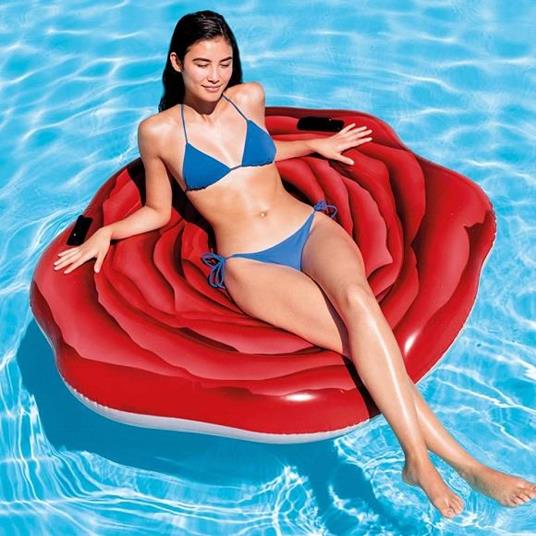 Intex 58783EU galleggiante da piscina e da spiaggia Rosso Materassino galleggiante Immagine Vinile - 2