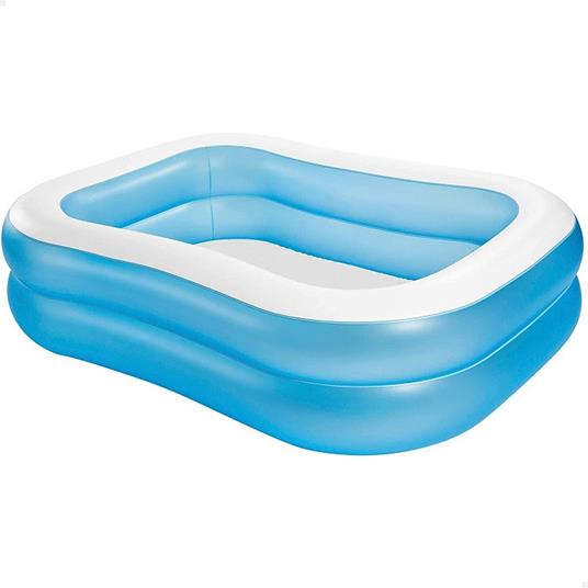 Intex 57180 Piscina Rettangolare, Colore Azzurro Bianco, 203 x 152 x 48 cm