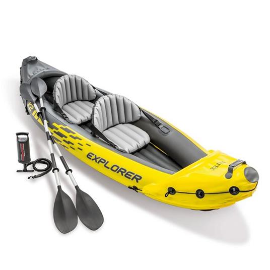 Canoa Kayak gonfiabile 68307 Explorer K2 - Intex - Piscine e giochi in  spiaggia - Giocattoli | IBS