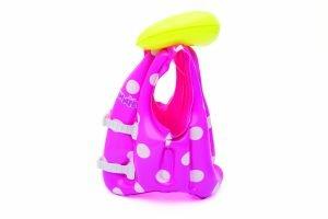 Bestway 91070 galleggiante per nuoto da bambini Gilet da nuoto Vinile Rosa Bianco Giallo - 12