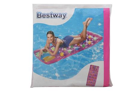 Bestway 43014 galleggiante da piscina e da spiaggia Blu, Rosa Materassino galleggiante Vinile - 21