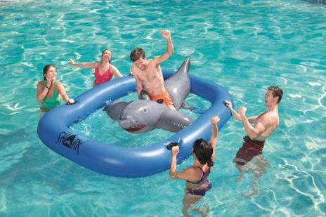 Bestway 41124 galleggiante da piscina e da spiaggia Nero, Blu, Grigio Gonfiabile cavalcabile Vinile - 7