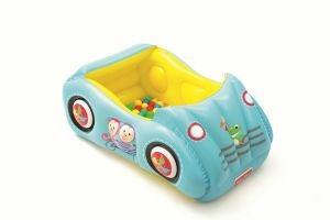 Piscina Macchinina Gonfiabile con 25 Palline Colorate Fisher Price Bestway - 7