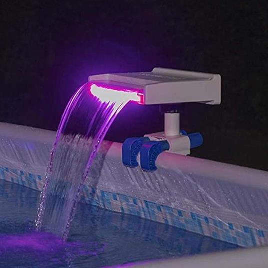 Bestway Flowclear Fontana Cascata Luce LED RGB Cambio Colore Piscina  Fuoriterra - Bestway - Idee regalo | IBS
