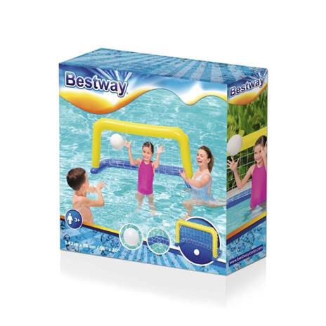 Bestway BW52123-21 Set di pallanuoto Gonfiabile, Giochi per Piscina - 12