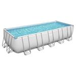 Piscina POWER STEEL Rettangolare con Accessori 6,4 x 1,32 x 2,74 m Grigio 56128