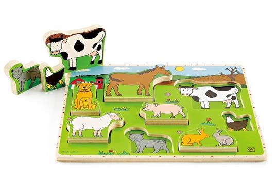 Puzzle Forme In Piedi Animali Fattoria - 7