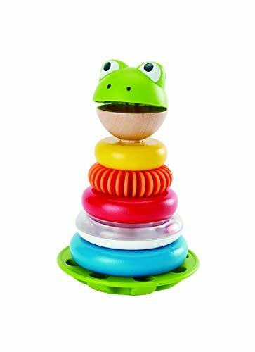 Piramide anelli da impilare Rana Mr. Frog. Hape E0457