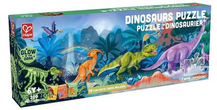 Hape Fosforescente Puzzle Dinosauri 200 pezzi 150x30 cm