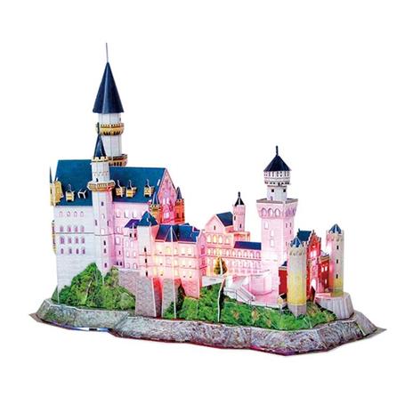 Cubic Fun 3D Puzzle Neuschwanstein Castle a Led - 3