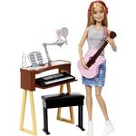 Barbie Musicista Accessori Tastiera e Chitarra Giocattolo Articolato Idea Regalo