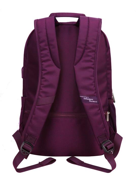 Zaino Swiss Digital SD-7316 E?ective Viola - 42x29x14 cm - Swiss Digital - Cartoleria  e scuola