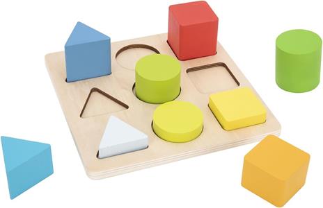 Gioco di Incastri in legno per Bambini Colori Forme Misure - 2